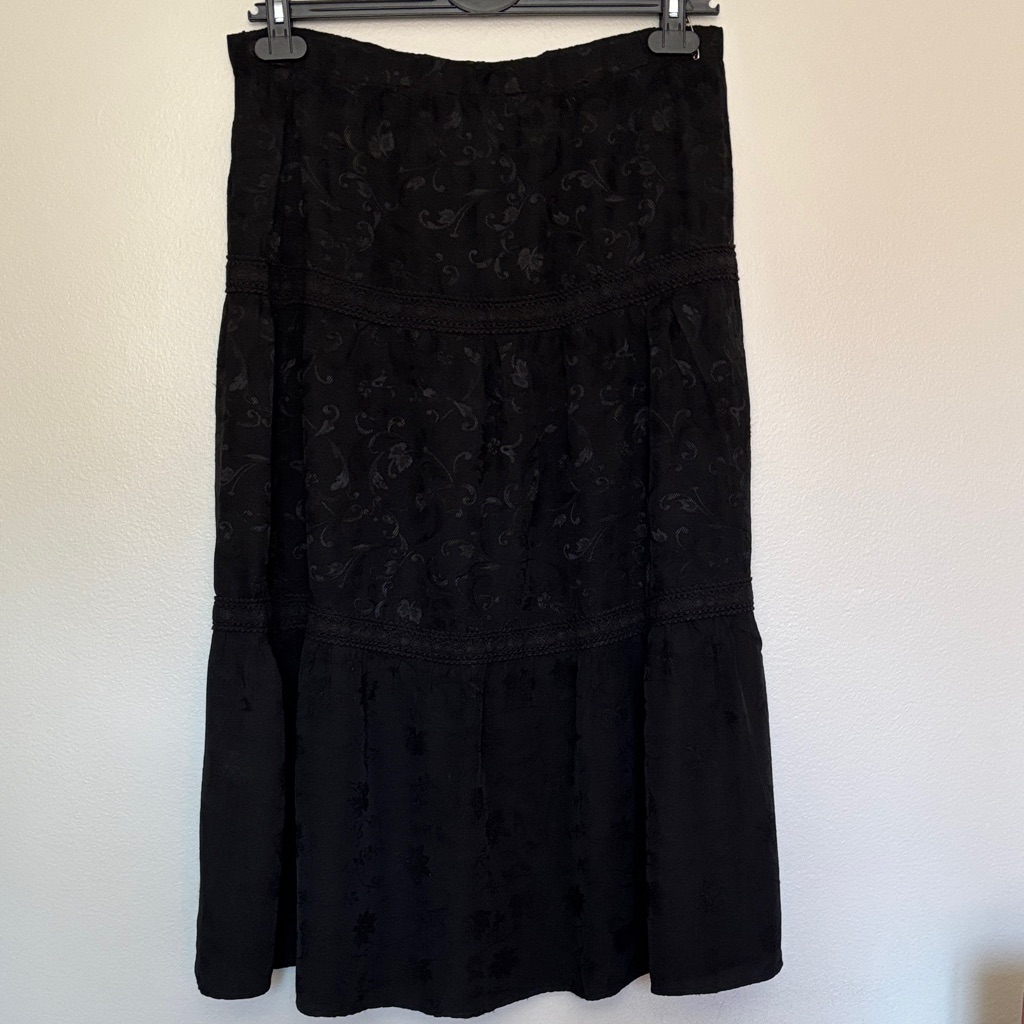 Vintage Cp Shades Rayon Skirt